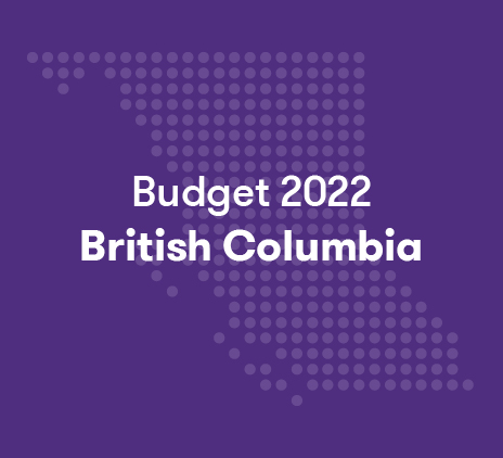 2022 British Columbia budget summary